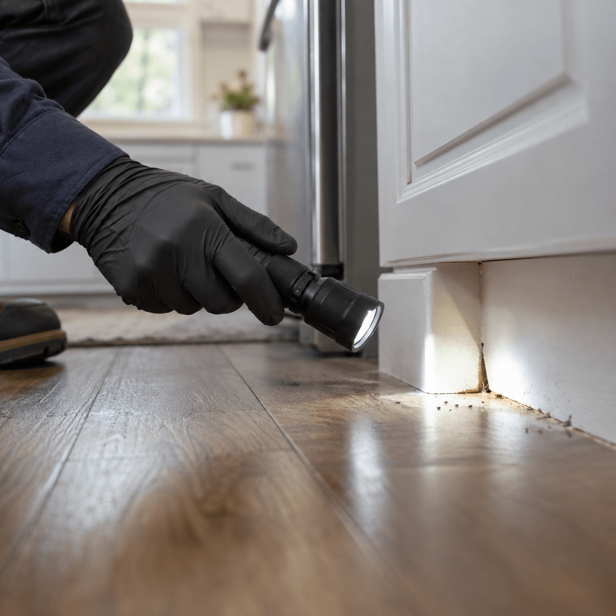 Pest control technician arriving at a residential home for pest control service in Sacramento, CA